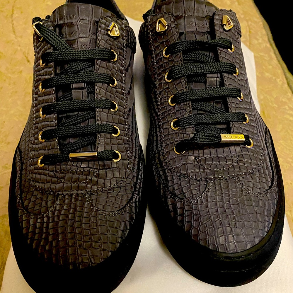 ✅1000% Authentic✅💯Jimmy Choo💯 Lace up Sneakers